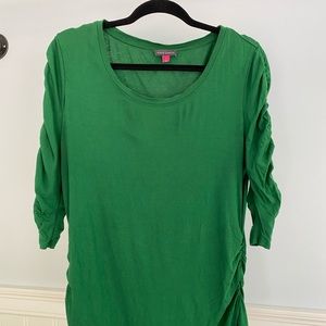 Vince Camuto 3/4 sleeve Emerald shirt